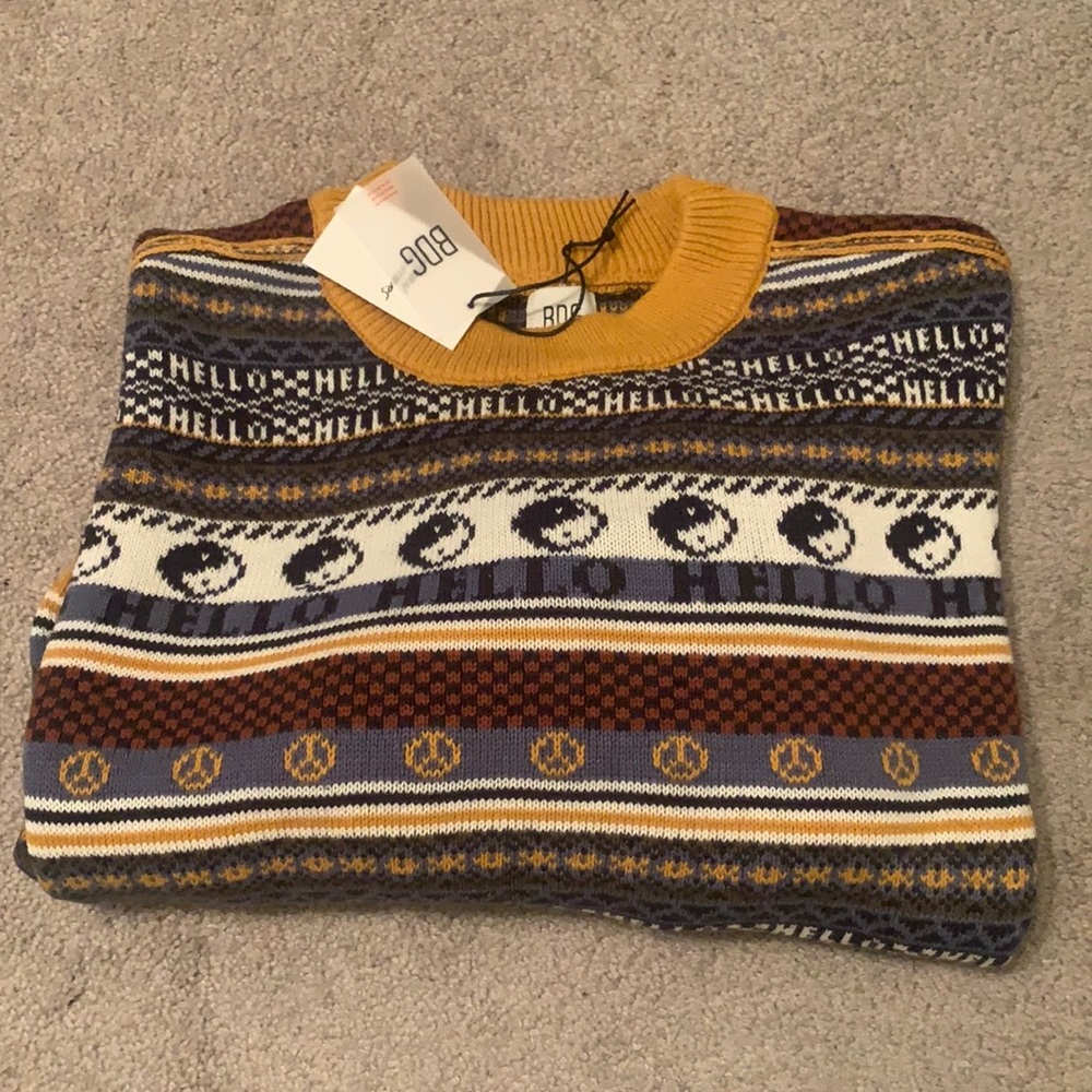 BDG Marri Jacquard Ski Sweater